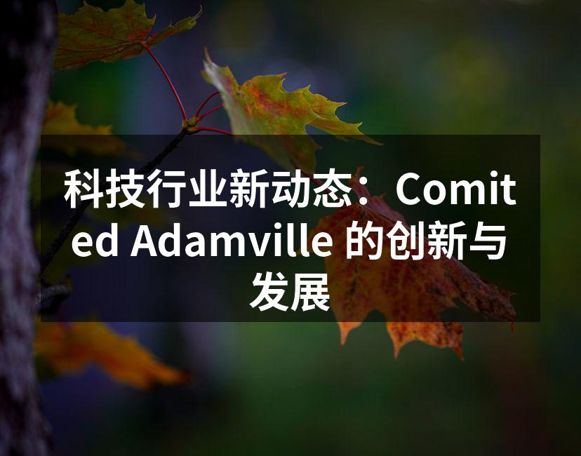 科技行业新动态：Comited Adamville 的创新与发展